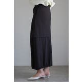 レイヤード風ニットIラインスカート 77-004553 | BONJOUR SAGAN | 詳細画像2 