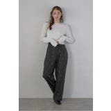 LIGHT-BLACK | pearl bijou wide | BONJOUR SAGAN