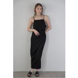 BLACK | side tuck wrap | BONJOUR SAGAN