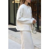 ツイードゴールド釦フリンジジャケット | BONJOUR SAGAN | 詳細画像24 