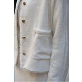 ツイードゴールド釦フリンジジャケット | BONJOUR SAGAN | 詳細画像30 