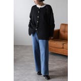 ダイバーニット金釦カーディガン 88 003328 | BONJOUR SAGAN | 詳細画像1