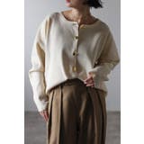 IVORY | ダイバーニット金釦カーディガン 88 003328 | BONJOUR SAGAN