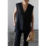 Vネックツイードベスト  77-003247 | BONJOUR SAGAN | 詳細画像39 