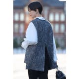 Vネックツイードベスト  77-003247 | BONJOUR SAGAN | 詳細画像42 