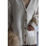 ゴールドボタン ダンボールカーディガン | BONJOUR SAGAN | 詳細画像12 