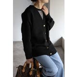 ゴールドボタン ダンボールカーディガン | BONJOUR SAGAN | 詳細画像3 