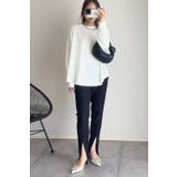 コマンド裾フレアトップス 88-002796 | BONJOUR SAGAN | 詳細画像1 