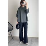 コマンド裾フレアトップス 88-002796 | BONJOUR SAGAN | 詳細画像7 