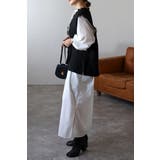 ツイードフリンジディープVベスト 88-002936 | BONJOUR SAGAN | 詳細画像10