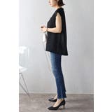 ツイードフリンジディープVベスト 88-002936 | BONJOUR SAGAN | 詳細画像3