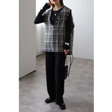 ツイードフリンジディープVベスト 88-002936 | BONJOUR SAGAN | 詳細画像20