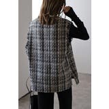 ツイードフリンジディープVベスト 88-002936 | BONJOUR SAGAN | 詳細画像23