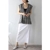 ツイードフリンジディープVベスト 88-002936 | BONJOUR SAGAN | 詳細画像14