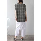 ツイードフリンジディープVベスト 88-002936 | BONJOUR SAGAN | 詳細画像18