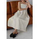 IVORY | ふくれジャガードフレアキャミワンピース 88-002963 | BONJOUR SAGAN