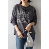 CHARCOAL-GRAY | デザインロゴプルオーバー 88-003357/88-003012 | BONJOUR SAGAN