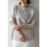 LIGHT-GRAY | デザインロゴプルオーバー 88-003357/88-003012 | BONJOUR SAGAN