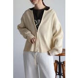 ダブルジップダンボールリブニットカーディガン 88-003686 | BONJOUR SAGAN | 詳細画像13 