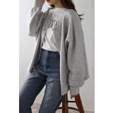 前後2WAYラメシャギークルーネックカーディガン 88-003687 | BONJOUR SAGAN | 詳細画像1 