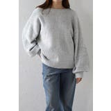 前後2WAYラメシャギークルーネックカーディガン 88-003687 | BONJOUR SAGAN | 詳細画像2 