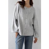 前後2WAYラメシャギークルーネックカーディガン 88-003687 | BONJOUR SAGAN | 詳細画像9 