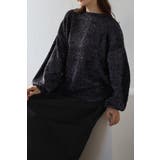 前後2WAYラメシャギークルーネックカーディガン 88-003687 | BONJOUR SAGAN | 詳細画像18 