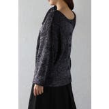 前後2WAYラメシャギークルーネックカーディガン 88-003687 | BONJOUR SAGAN | 詳細画像20 