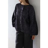 前後2WAYラメシャギークルーネックカーディガン 88-003687 | BONJOUR SAGAN | 詳細画像21 