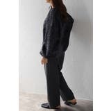 前後2WAYラメシャギークルーネックカーディガン 88-003687 | BONJOUR SAGAN | 詳細画像23 