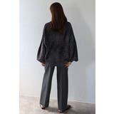 前後2WAYラメシャギークルーネックカーディガン 88-003687 | BONJOUR SAGAN | 詳細画像25 