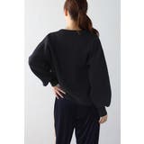 Vガゼットスウェットライクニットプルオーバー 88-003689 | BONJOUR SAGAN | 詳細画像6 