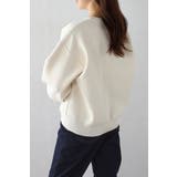 Vガゼットスウェットライクニットプルオーバー 88-003689 | BONJOUR SAGAN | 詳細画像11 