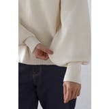 Vガゼットスウェットライクニットプルオーバー 88-003689 | BONJOUR SAGAN | 詳細画像15 