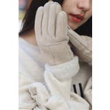 LIGHT-BEIGE | 【Casselini】リアルムートン手袋 88-003763 | BONJOUR SAGAN