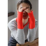 配色フィンガーホールリブニット 88-003886 | BONJOUR SAGAN | 詳細画像1