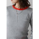 配色フィンガーホールリブニット 88-003886 | BONJOUR SAGAN | 詳細画像12