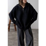 ハイネックハーフジップニット 88-003887 | BONJOUR SAGAN | 詳細画像4 