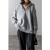 ハイネックハーフジップニット 88-003887 | BONJOUR SAGAN | 詳細画像23 