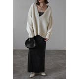 ブークレディープVネックニット 88-003888 | BONJOUR SAGAN | 詳細画像4 