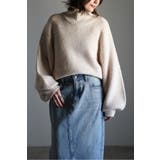 OATMEAL | ボトルネックワッフルニット 88-003905 | BONJOUR SAGAN