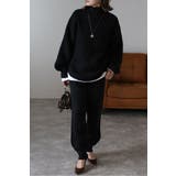 ボトルネックワッフルニット 88-003905 | BONJOUR SAGAN | 詳細画像40 