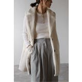 ECRU | シングルブレストボアベスト 88-003914 | BONJOUR SAGAN