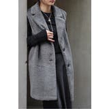 CHARCOAL-GRAY | シングルブレストボアベスト 88-003914 | BONJOUR SAGAN