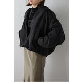 BLACK | ナイロン中綿ラグランブルゾン 88-003915 | BONJOUR SAGAN