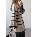 スリットスリーブボートネックボーダーニット | BONJOUR SAGAN | 詳細画像9 