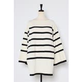 スリットスリーブボートネックボーダーニット | BONJOUR SAGAN | 詳細画像28 