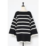 スリットスリーブボートネックボーダーニット | BONJOUR SAGAN | 詳細画像30 