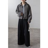 ブークレステンカラーWジップブルゾン 88-003964 | BONJOUR SAGAN | 詳細画像2 