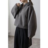 ブークレステンカラーWジップブルゾン 88-003964 | BONJOUR SAGAN | 詳細画像3 